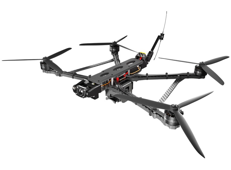 FPV - дрон 10 дюймів "ШПАК" карбон поворотна камера цифрова FLY KROP